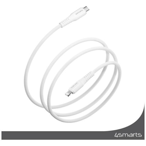Kabel 4smarts Lightning do USB-C 30W 1.5m biały