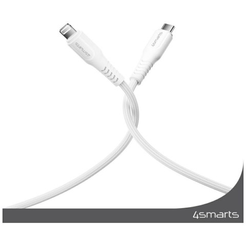 Kabel 4smarts Lightning do USB-C 30W 1.5m biały