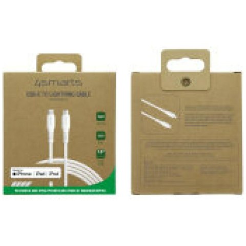 Kabel 4smarts Lightning do USB-C 30W 1.5m biały
