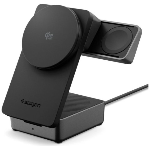 Ładowarka indukcyjna Spigen Essential EF323MQ 3w1 25W Qi2.2 MagSafe czarny