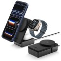 Ładowarka indukcyjna Spigen Essential EF323MQ 3w1 25W Qi2.2 MagSafe czarny