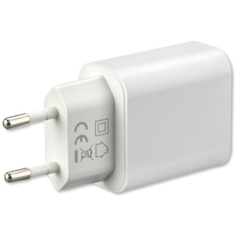 Ładowarka sieciowa 4smarts VoltPlug 20W PD USB-C z kable USB-C do Lightning biały