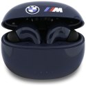 Słuchawki Bluetooth TWS BMW Printed Logo granatowy