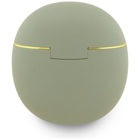 Słuchawki TWS Guess Gold Line Triangle khaki