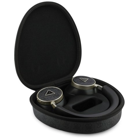 Słuchawki nauszne Guess 4G Triangle Logo Bluetooth ENC czarny