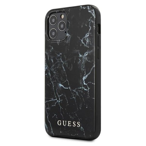 Guess GUHCP12LPCUMABK iPhone 12 Pro Max 6,7" czarny/black hardcase Marble