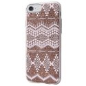 Guess GUHCP7TGTA iPhone 7/8/SE 2020 / SE 2022 beżowy/taupe hardcase Aztec Tribal 3D