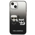 Karl Lagerfeld KLHCP13STGKCK iPhone 13 mini 5,4" hardcase czarny/black Gradient Ikonik Karl & Choupette