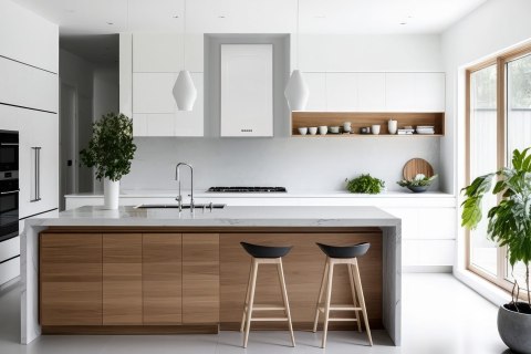 OKAP WK-12 CARMEN BIAŁY MAT T800 - LINIOWY LED