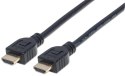 MANHATTAN HDMI (męski) - HDMI (męski) 3 m 3m /s1x HDMI (wtyk) 1x HDMI (wtyk)