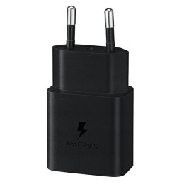 Ład. siec. Samsung EP-T1510XB 15W Fast Charge + kabel USB-C/USB-C czarny/black