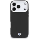 Etui BMW M Sign Metal Logo MagSafe do iPhone 17 Pro czarny