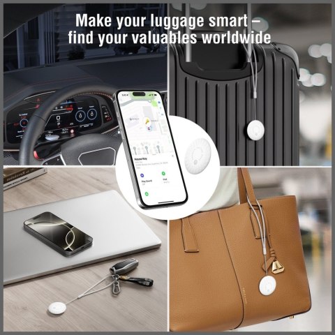 Lokalizator 4smarts SkyTag Duos biały 4szt