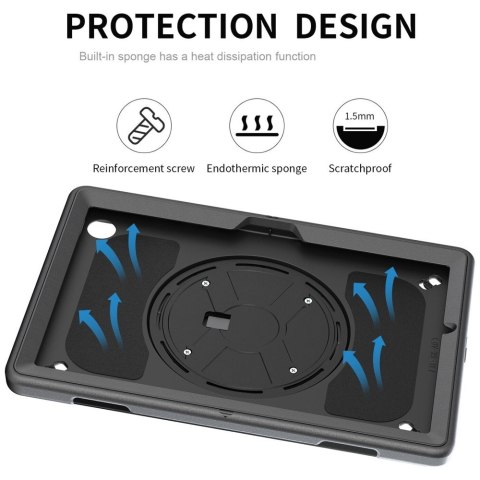 Pancerne etui z uchwytem 4smarts Rugged Case Grip do Apple iPad 11"
(A16, 2025) / iPad 10.9" (10.Gen.)