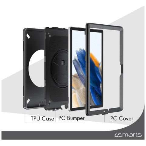 Pancerne etui z uchwytem 4smarts Rugged Case Grip do Samsung 
Galaxy Tab A9+