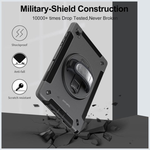 Pancerne etui z uchwytem 4smarts Rugged Case Grip for Apple iPad
(7.Gen./8.Gen./9.Gen.) czarny