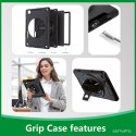 Pancerne etui z uchwytem 4smarts Rugged Case Grip for Apple iPad
(7.Gen./8.Gen./9.Gen.) czarny