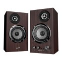 Genius głośniki SP-HF1812BT, 2.0, 50W, ciemny brąz, drewniane