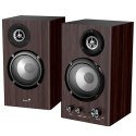 Genius głośniki SP-HF1812BT, 2.0, 50W, ciemny brąz, drewniane