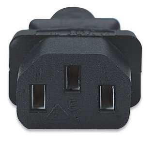 Kabel zasilający MANHATTAN C13 - C14 1.8m. 300148