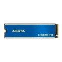 ADATA | LEGEND 710 | 512 GB | Format SSD M.2 2280 | Interfejs SSD PCIe Gen3x4 | Prędkość odczytu 2400 MB/s | Prędkość zapisu 180