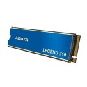 ADATA | LEGEND 710 | 512 GB | Format SSD M.2 2280 | Interfejs SSD PCIe Gen3x4 | Prędkość odczytu 2400 MB/s | Prędkość zapisu 180