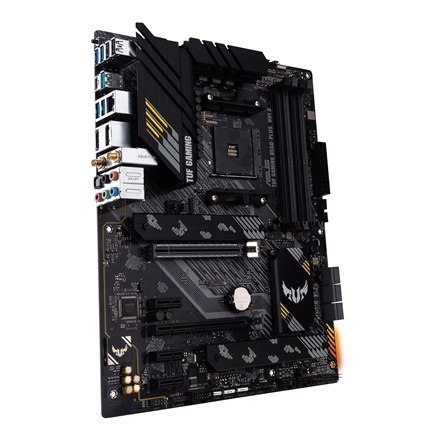 Asus | TUF GAMING B550-PLUS WIFI II | Rodzina procesorów AMD | Gniazdo procesora AM4 | DDR4 DIMM | Gniazda pamięci 4 | Obsługiwa