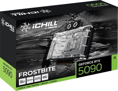Karta graficzna INNO3D GeForce RTX 5090 iChill Frostbite 32 GB GDDR7 (C50903-32D7X-1759FB)