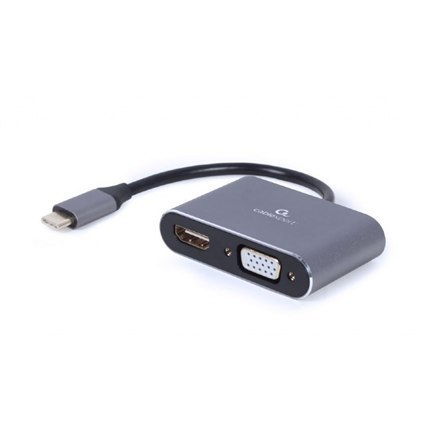 Żeńskie | 15-pinowe HD D-Sub (HD-15) | 19-pinowe HDMI typu A | Męskie | 24-pinowe USB-C | Szare