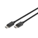 Digitus | Kabel DisplayPort | Męski | 20-pinowy DisplayPort | Męski | Czarny | 20-pinowy DisplayPort | 1 m