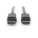 Digitus | Kabel DisplayPort | Męski | 20-pinowy DisplayPort | Męski | Czarny | 20-pinowy DisplayPort | 1 m