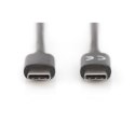 Digitus | Kabel USB-C | Męski | 24-pinowy USB-C | Męski | Czarny | 24-pinowy USB-C | 1,8 m