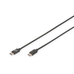 Digitus | Kabel USB-C | Męski | 24-pinowy USB-C | Męski | Czarny | 24-pinowy USB-C | 3 m