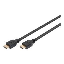 Digitus | Męski | 19-pinowy HDMI Typ A | Męski | 19-pinowy HDMI Typ A | 1 m | Czarny