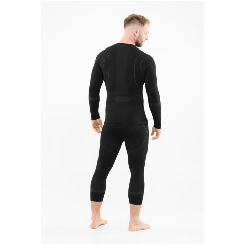 Komplet bielizny termoaktywnej męskiej VIKING Gary Bamboo 3/4 Set rozmiar L, czarny