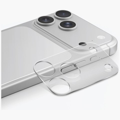 Ochrona modułu aparatu i tylnego panelu UNIQ Optix Aeroshield+ Camera Module Protector do iPhone 17 Pro Max przezroczysty