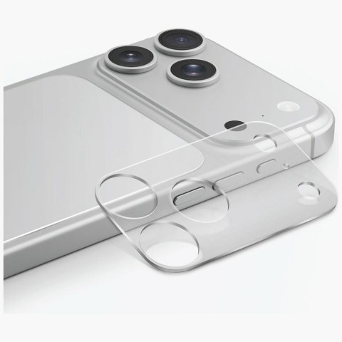 Ochrona modułu aparatu i tylnego panelu UNIQ Optix Aeroshield+ Camera Module Protector do iPhone 17 Pro przezroczysty