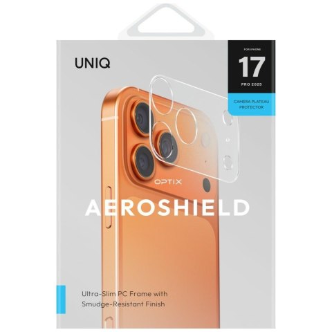 Ochrona modułu kamery aparatu UNIQ Optix Aeroshield Camera Module Protector do iPhone 17 Pro przezroczysty