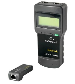 Tester kabli RJ-45, RJ-11, RG-58 z wyświetlaczem Gembird