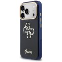 Etui Guess IML 4G Script Metal do iPhone 17 Pro Max niebieski