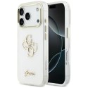 Etui Guess IML 4G Script Metal do iPhone 17 Pro biały