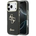 Etui Guess IML 4G Script Metal do iPhone 17 Pro czarny