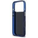 Etui Guess IML 4G Script Metal do iPhone 17 Pro niebieski