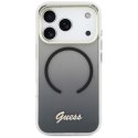 Etui Guess IML Gradient Script Metal MagSafe do iPhone 17 Pro Max czarny
