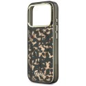 Etui Guess IML Script Metal MagSafe do iPhone 17 Pro Max tortoise