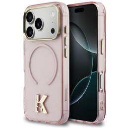 Etui Karl Lagerfeld IML K Head Logo MagSafe do iPhone 17 Pro różowy