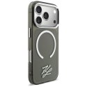 Etui Karl Lagerfeld IML KL Script Logo MagSafe do iPhone 17 Pro Max czarny