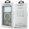 Etui Karl Lagerfeld IML KL Script Logo MagSafe do iPhone 17 Pro czarny