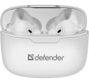 DEFENDER SŁUCHAWKI BLUETOOTH TWINS 903 DOUSZNE BIAŁE 63903