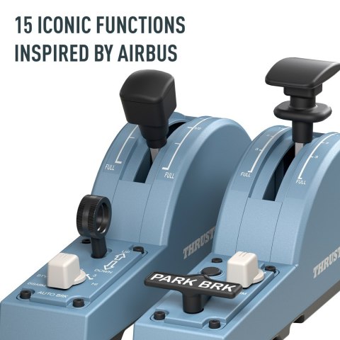 Thrustmaster TCA Quadrant Add-On Airbus Edition Czarny, Niebieski Flight Sim PC